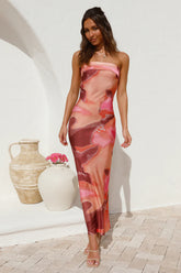 Let Me In Maxi Dress Orange